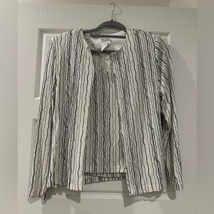 XSCAPE by Joanna Chen top and cardi